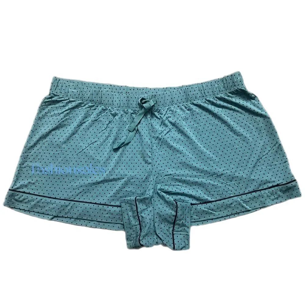 Victoria’s Secret Supersoft Modal allover dots elastic waistband  Shorts Teal XL
